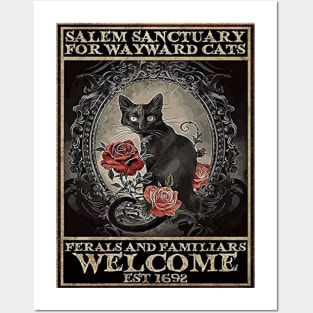 Salem sanctuary for wayward cats Posters and Art